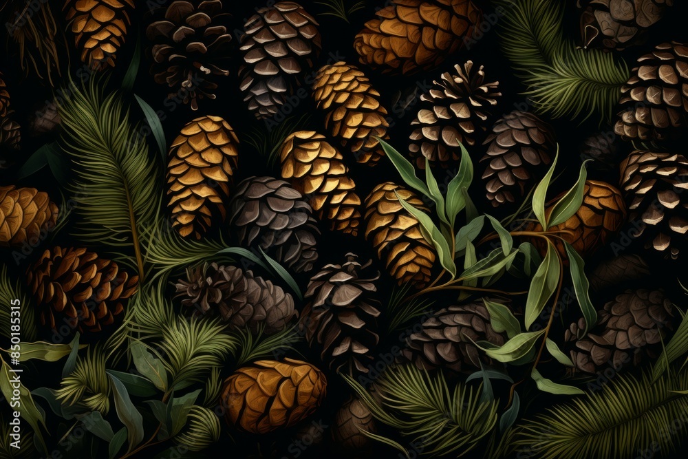 Sticker Pinecones - Generative AI