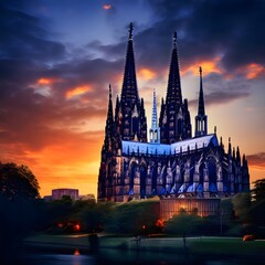 Fototapeta premium View of a Cathedral