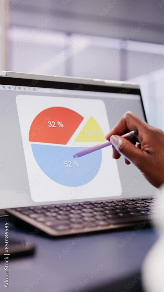 Poster Innovative African American Data Analyst Maximizing Business Performance Through