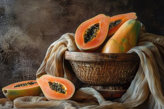 Freshly sliced papanas arranged in a wooden bowl, ideal for breakfast or snack