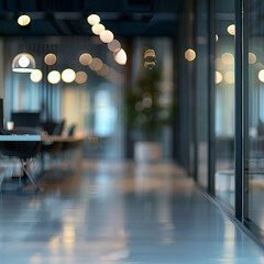 Indistinct room with table and chairs