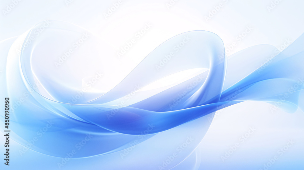 Canvas Prints abstract light blue background, transparent gradient stained glass background 3d rendering
