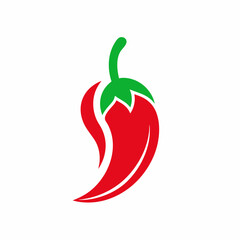 Red hot chili pepper vector art illustration
