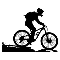 Obraz premium Mountain cyclis