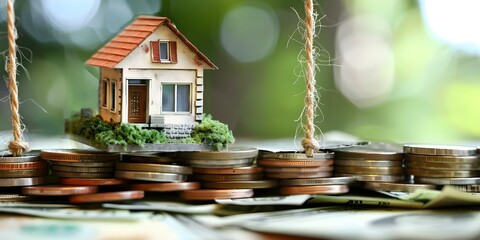 Tax Lien Auctions A Gateway to Home Purchases and Property Investment. Concept Real Estate, Tax Liens, Investment, Property Auctions