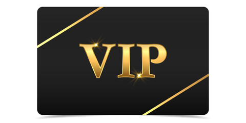 VIP. Vip in abstract style on black background. VIP card. Luxury template design. VIP Invitation. Vip gold ticket. Premium card.	