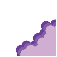 Cloud Corner Border