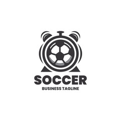 soccer time logo vector