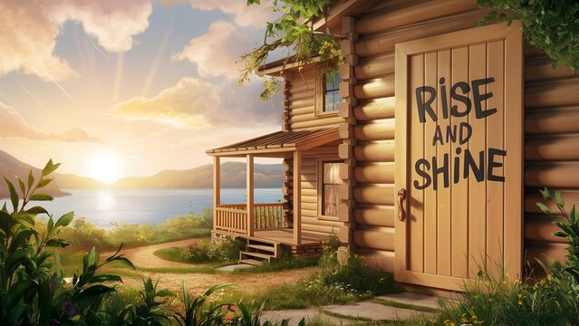 Rise and Shine, Motivational Wallpaper - Powered by Adobe