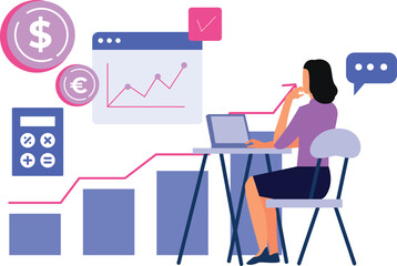 The boys are talking about progress of graph.