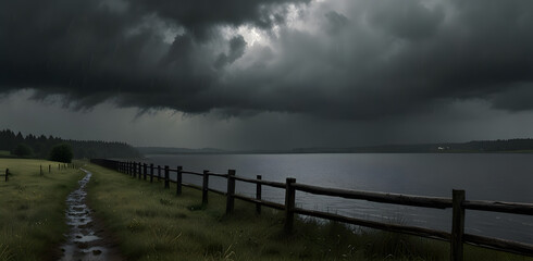 dramatic landscape nature