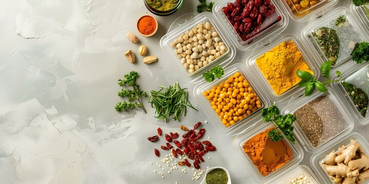 Tailored meal kits for biohackers with nutrientdense functional foods to enhance performance. Concept Biohacking Nutrition, Tailored Meal Plans, Nutrient-Dense Foods, Performance Enhancers