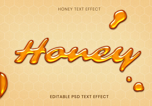 Honey Text Effect