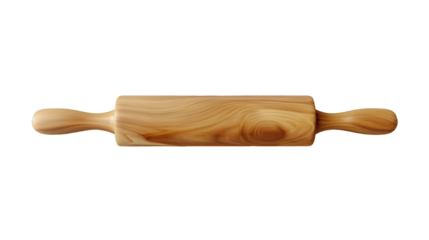 A Rustic Wooden Rolling Pin Ready for Baking Delights