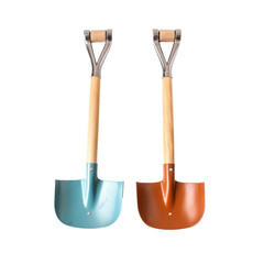 A Pair of Colorful Kids Shovels Ready for a Day of Digging