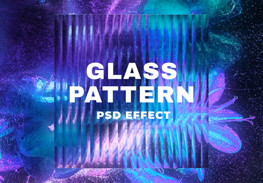 Glass Pattern Photo Effect