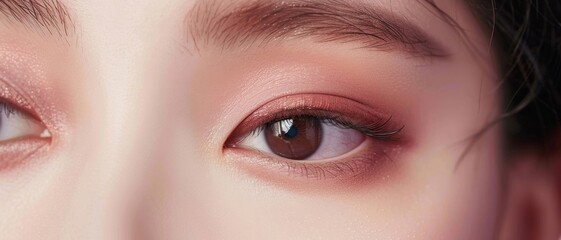 Fototapeta premium Elegant Makeup Look of Eyes