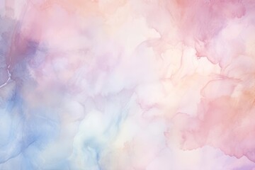 Fototapeta premium The watercolor wash with soft pastel tones, perfect for gentle designs
