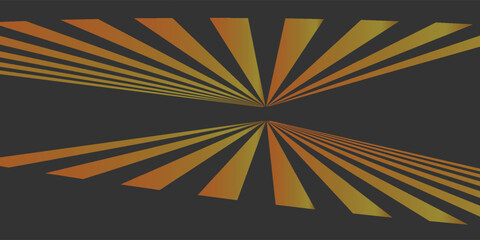 Golden yellow red vector template with repeating sticks. Decorative shining illustration with lines on abstract template.