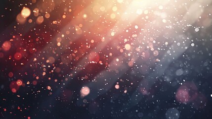 Fototapeta premium Abstract US Flag with Red and Blue Confetti Dots