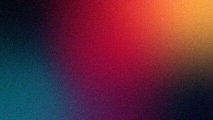 Abstract dark vibrant background with grainy texture. Vintage minimalist backdrop design for poster, cover, wallpaper, banner in a modern trendy style.