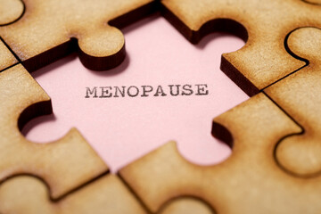 Menopause concept view