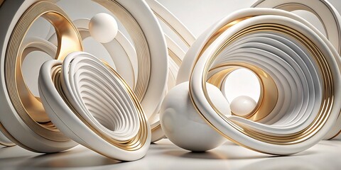 Beautiful abstract 3D background. Futuristic geometric background for your presentation.