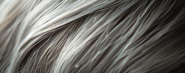 Obraz premium A bunch of gray hair