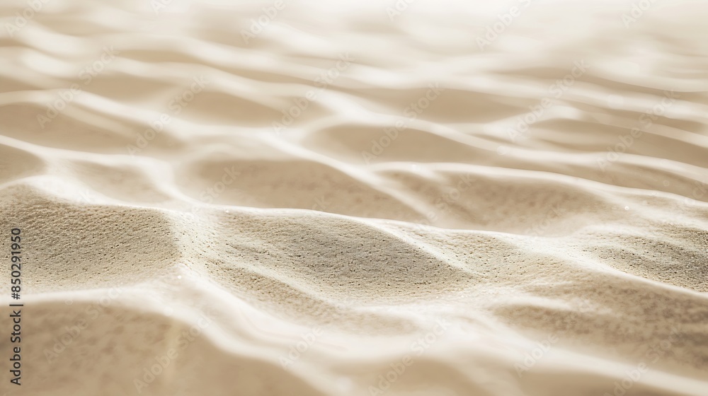 Poster beige sand texture natural background close up sandy beach sand on shore sea waves textured dunes li