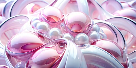 Beautiful abstract 3D background. Futuristic geometric background for your presentation.