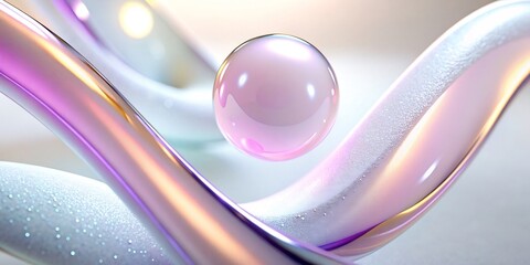 Beautiful abstract 3D background. Futuristic geometric background for your presentation.