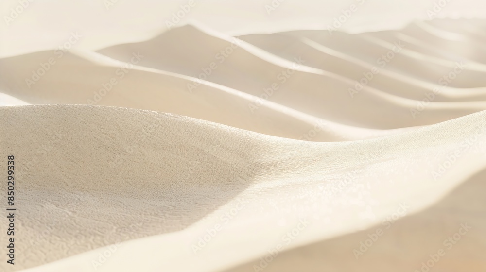 Poster beige sand texture natural background close up sandy beach sand on shore sea waves textured dunes li