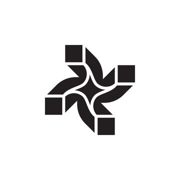 abstract 3d star.eps