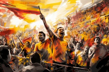 The roaring fans of Colombia - Generative AI