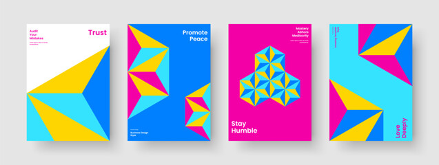 Modern Business Presentation Layout. Geometric Background Design. Creative Poster Template. Flyer. Report. Banner. Brochure. Book Cover. Pamphlet. Leaflet. Handbill. Notebook. Advertising. Journal