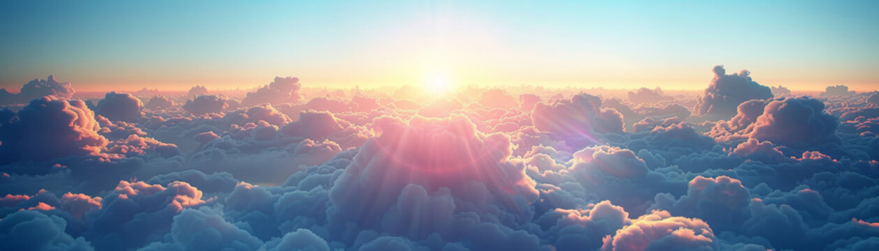 Sharp focused background image for cloud computing concept