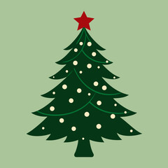 christmas tree illustration