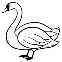 silhouette of a duck