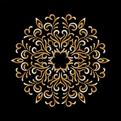 luxury ornamental mandala design background, Decorative ornamental Mandala in ethnic oriental style, Vintage decorative elements