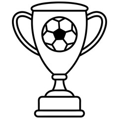 gold trophy cup isolated