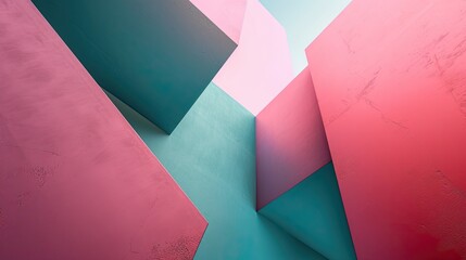 wallpaper, minimal elegant abstract architecture background, pink and blue