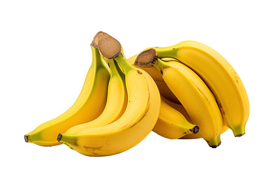 a bunch of bananas on a white background