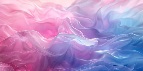 Fototapeta premium Abstract Wavy Background in Subtle Pastel and Vivid Colors
