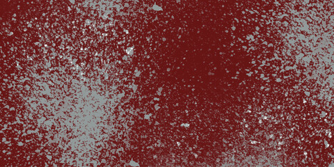 Red stain rusty metal texture old terrazzo surface isolated overlay decorative vintage vector background.