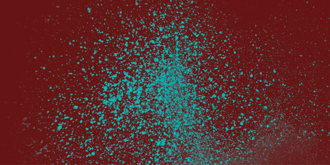 Blue stain rusty metal texture old terrazzo surface isolated overlay decorative vintage vector background.