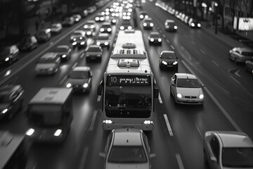 blur car aerial views logistics cityscapes and transportation