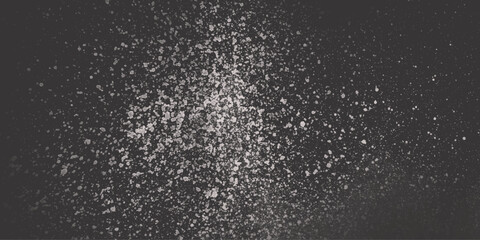 Black and white stain rusty metal texture old terrazzo surface isolated overlay decorative vintage vector background.