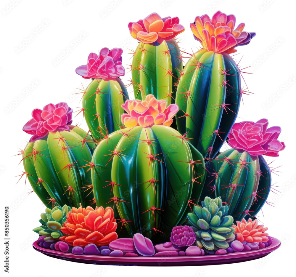 Poster PNG Cactus plant food freshness.