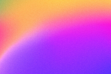 Abstract Grainy Gradient Background Texture in Poster Banner Cyan, Purple, Pink, Green, Blue