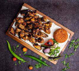 Savor Turkish Arabic Grilled Chicken: tender, marinated, and grilled with traditional spices. A...